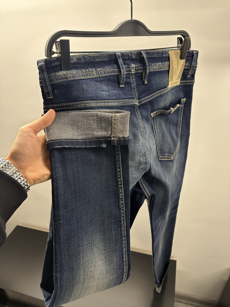 Valentino V Logo Blue Jean