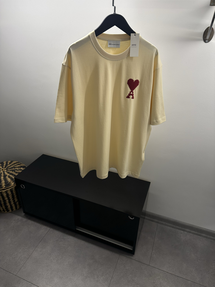 Ami Paris De Coeur logo-embroidered T-shirt