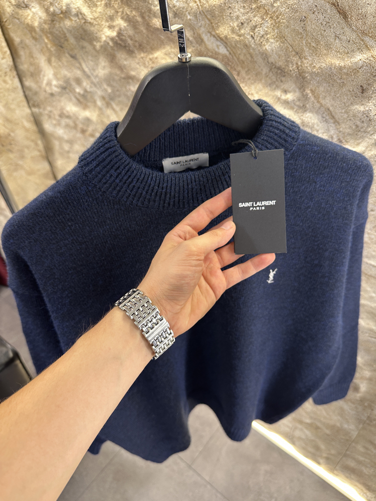 Yves Saint Laurent Lacivert Kazak