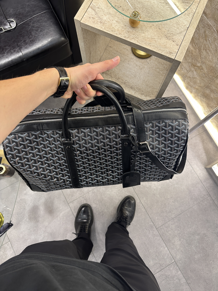 Goyard Siyah Seyahat Valizi 
