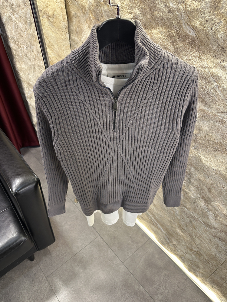 Moncler Vizon Rengi Örme Triko Kazak