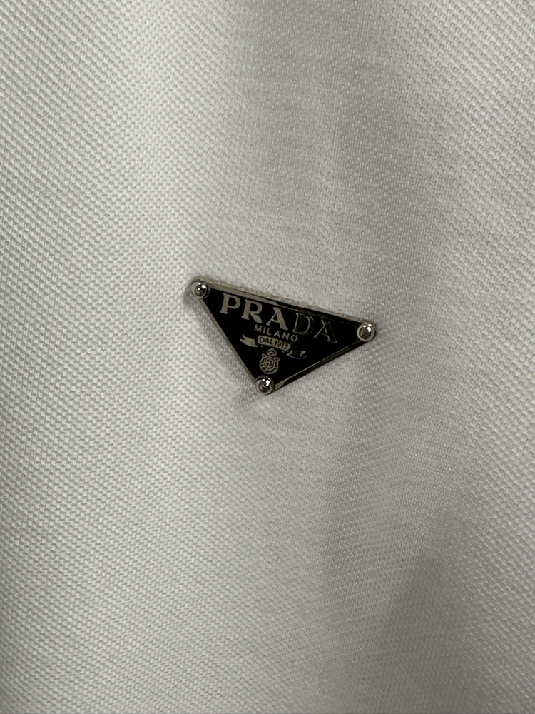Prada Pique Polo Shirt