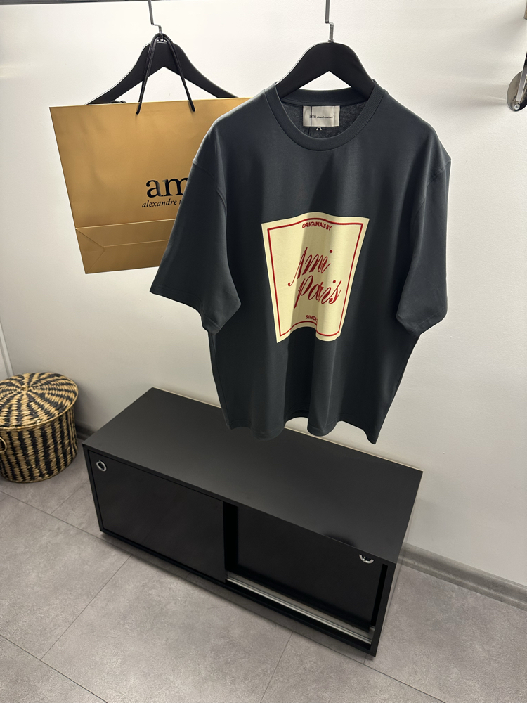 Ami Paris Heritage Print T-Shirt