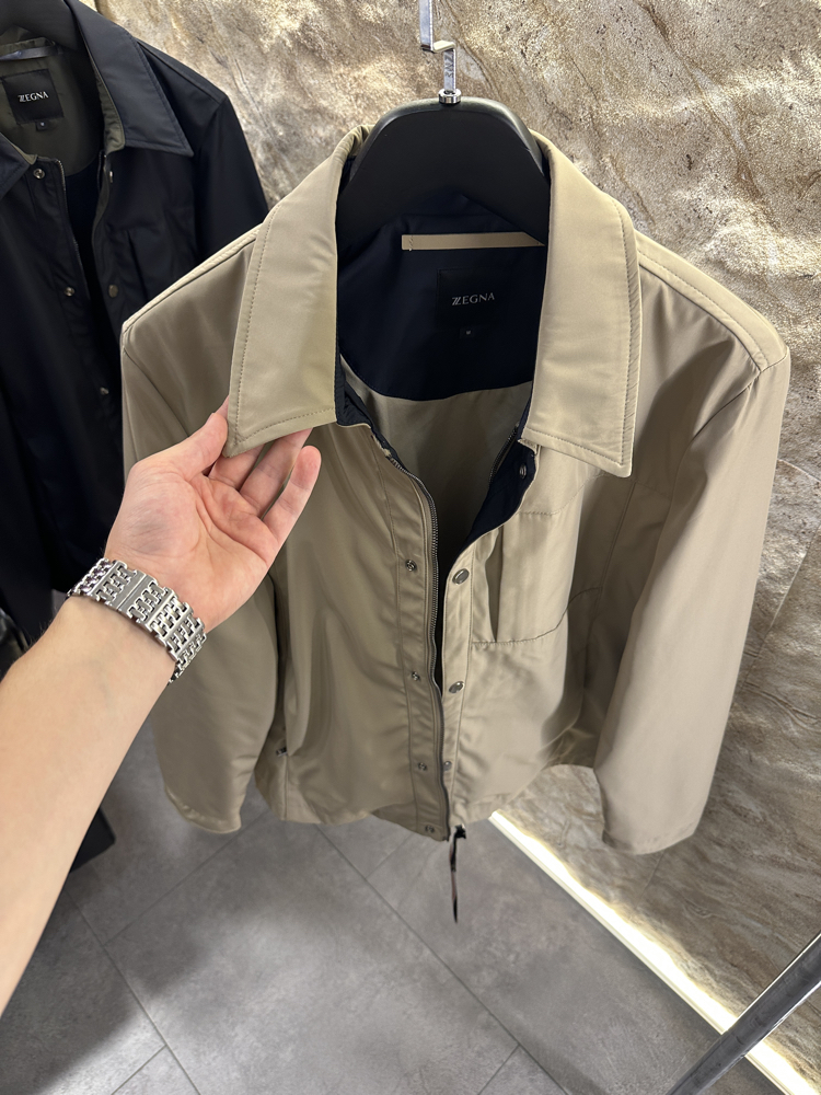 Zegna Bej İnce Mevsimlik Ceket