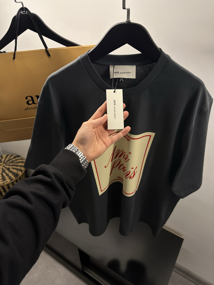 Ami Paris Heritage Print T-Shirt