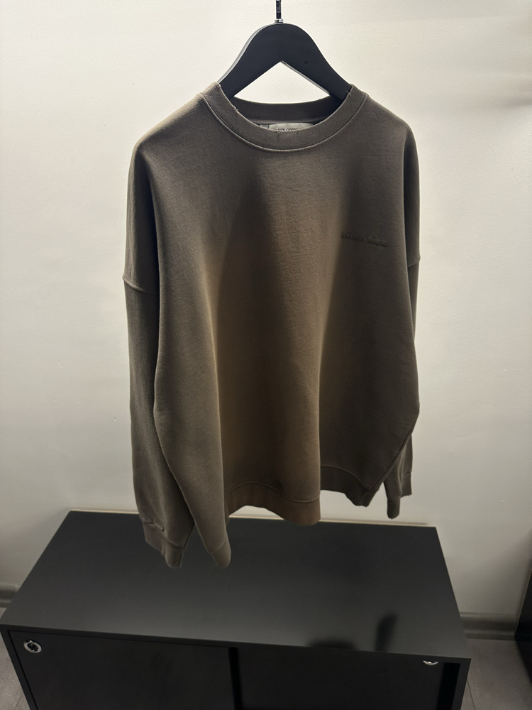 Golden Goose Washed Brown Cotton Sweatshirt