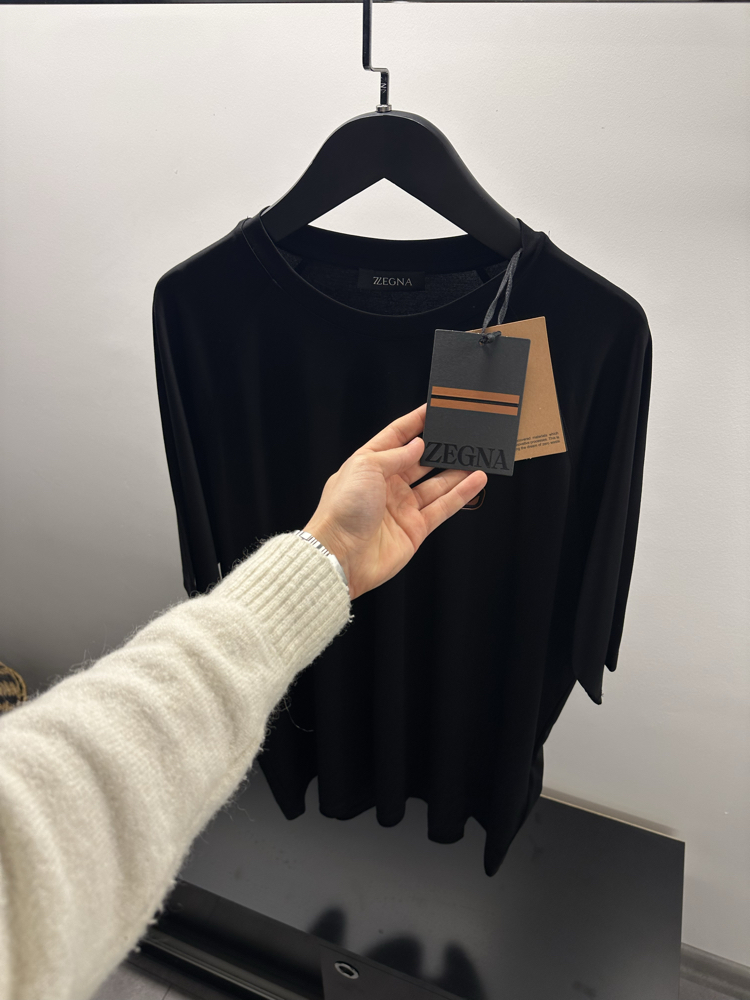 Zegna Logo Crew-Neck T-shirt