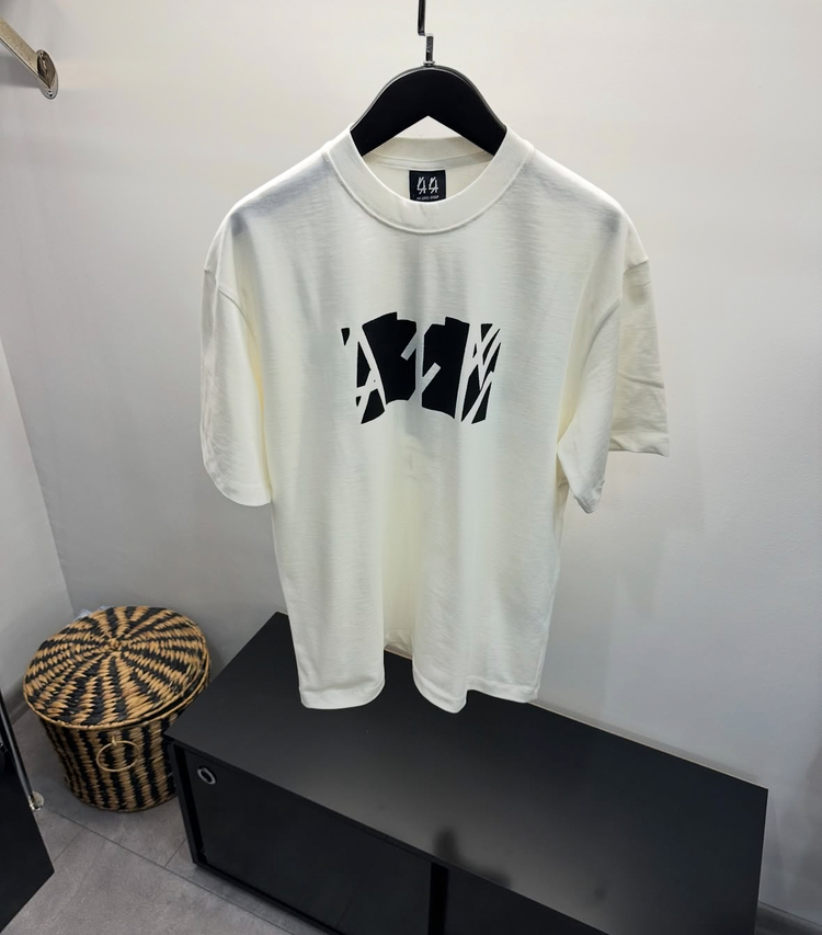 44 Label Group ATM White Cotton T-Shirt