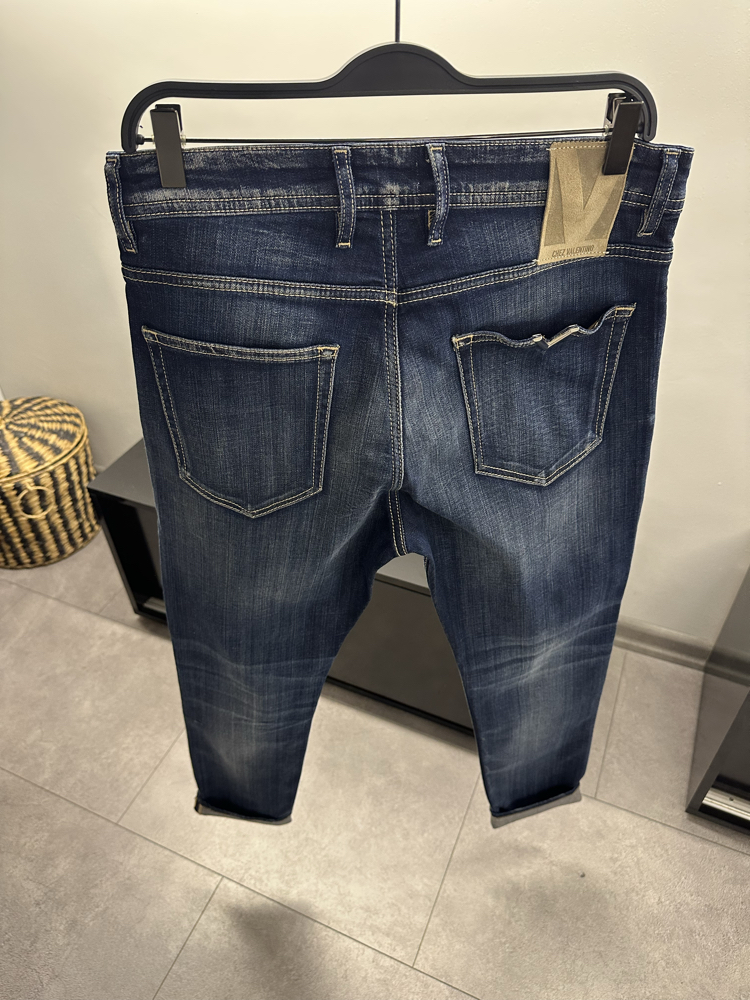Valentino V Logo Blue Jean