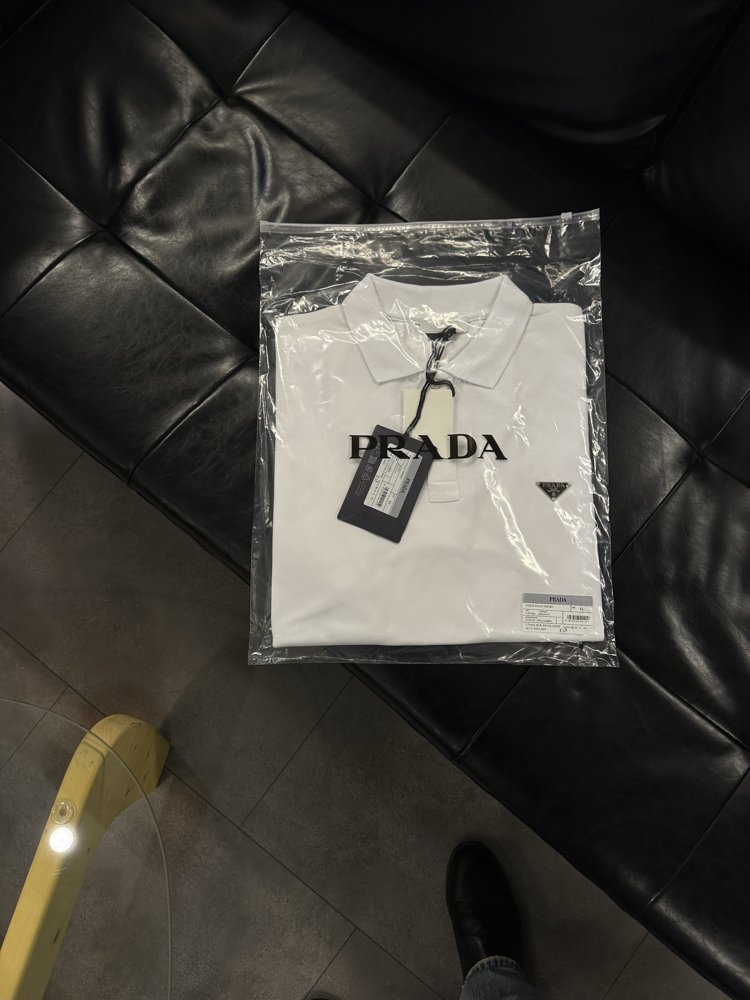 Prada Pique Polo Shirt