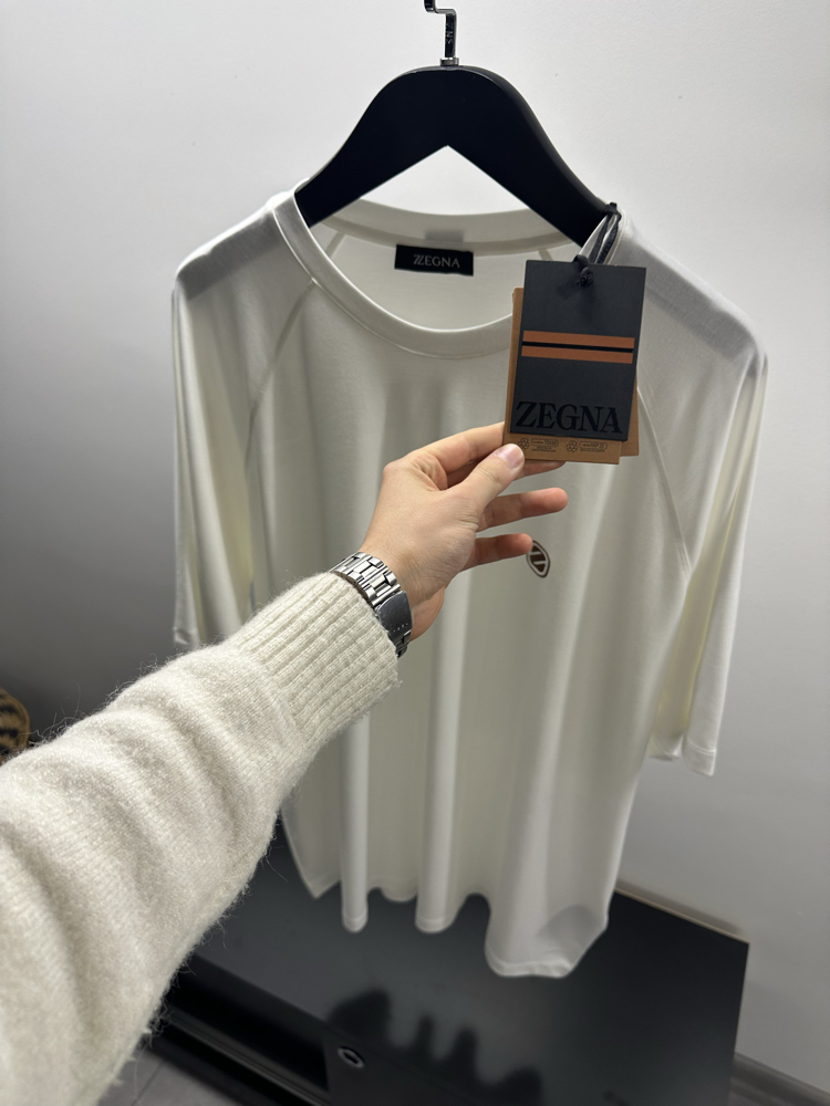 Zegna Logo Crew-Neck T-shirt