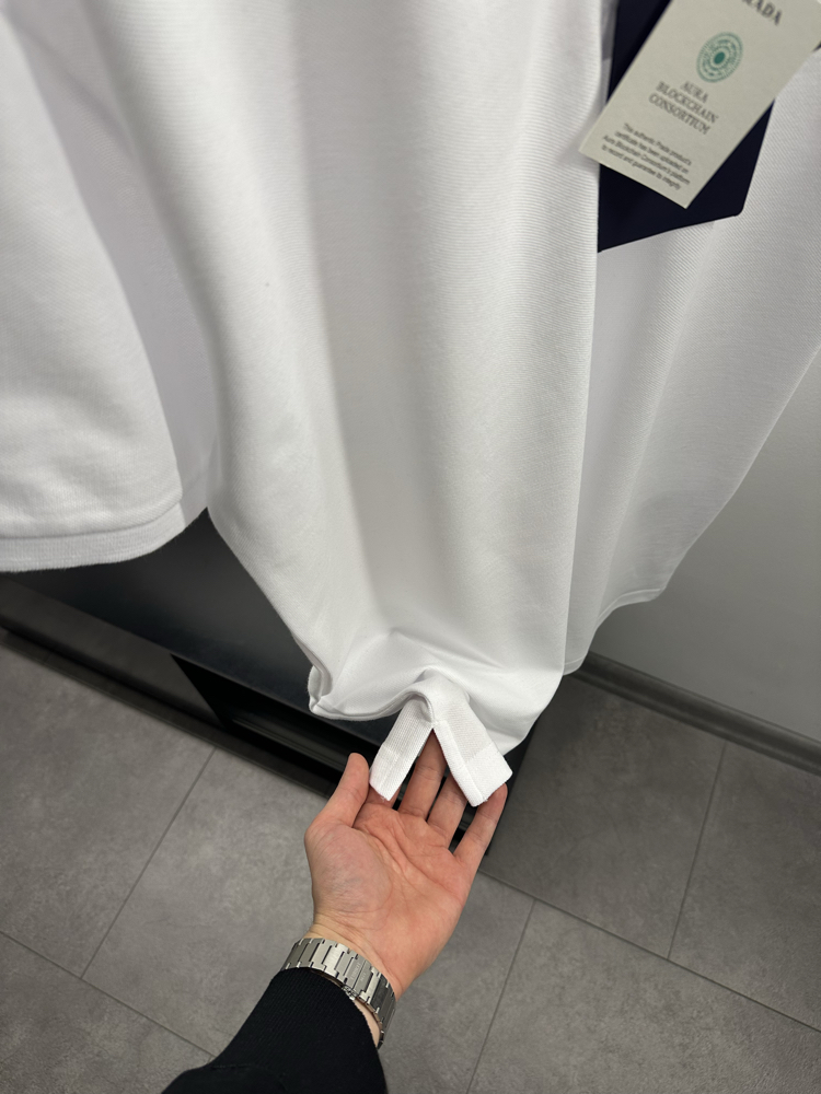 Prada Pique Polo Shirt