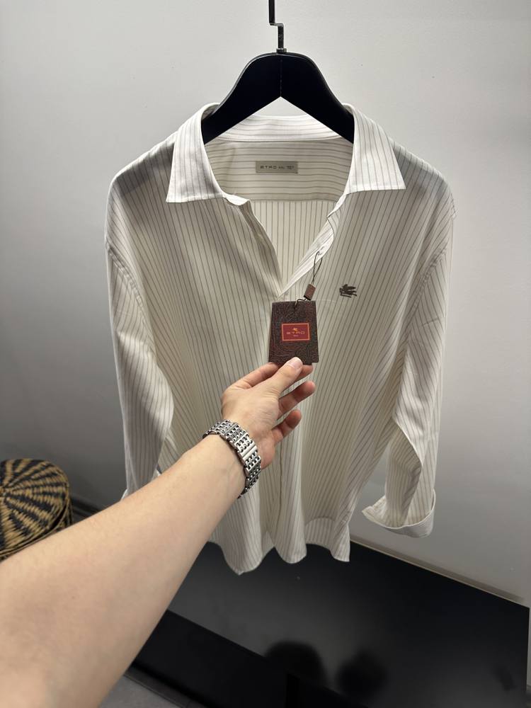 Etro Stripped Logo Shirt