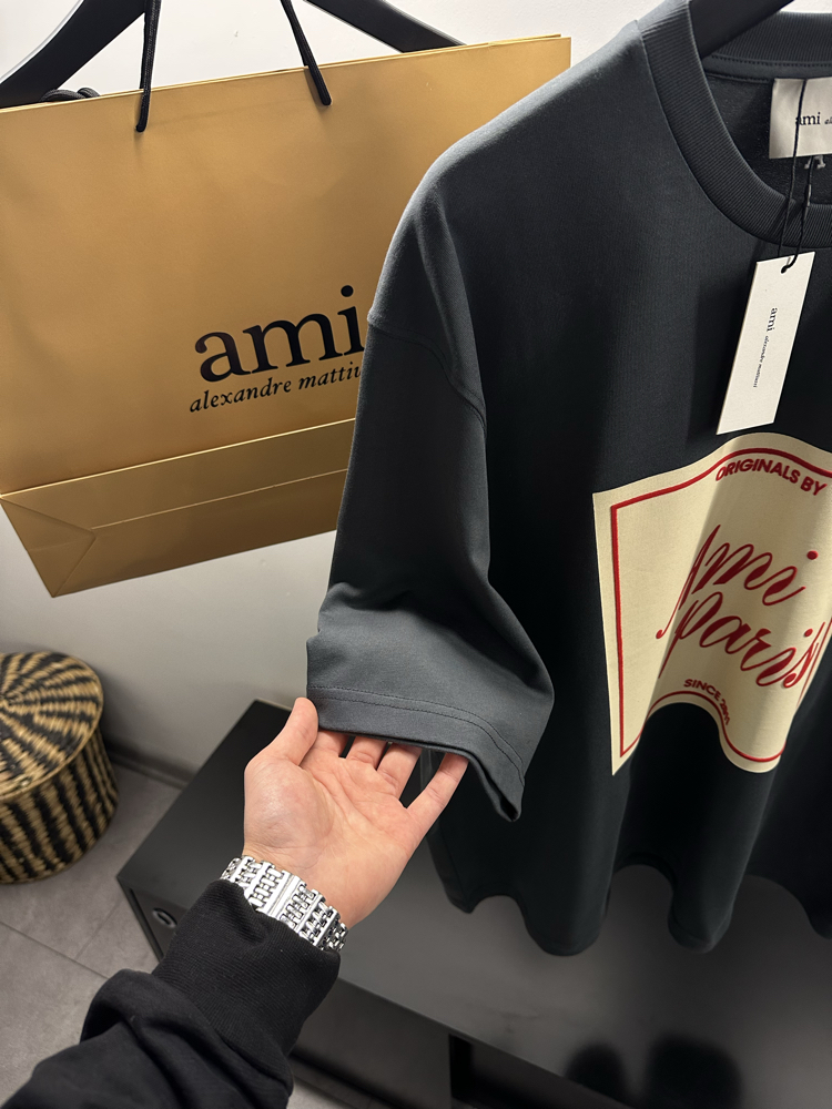 Ami Paris Heritage Print T-Shirt