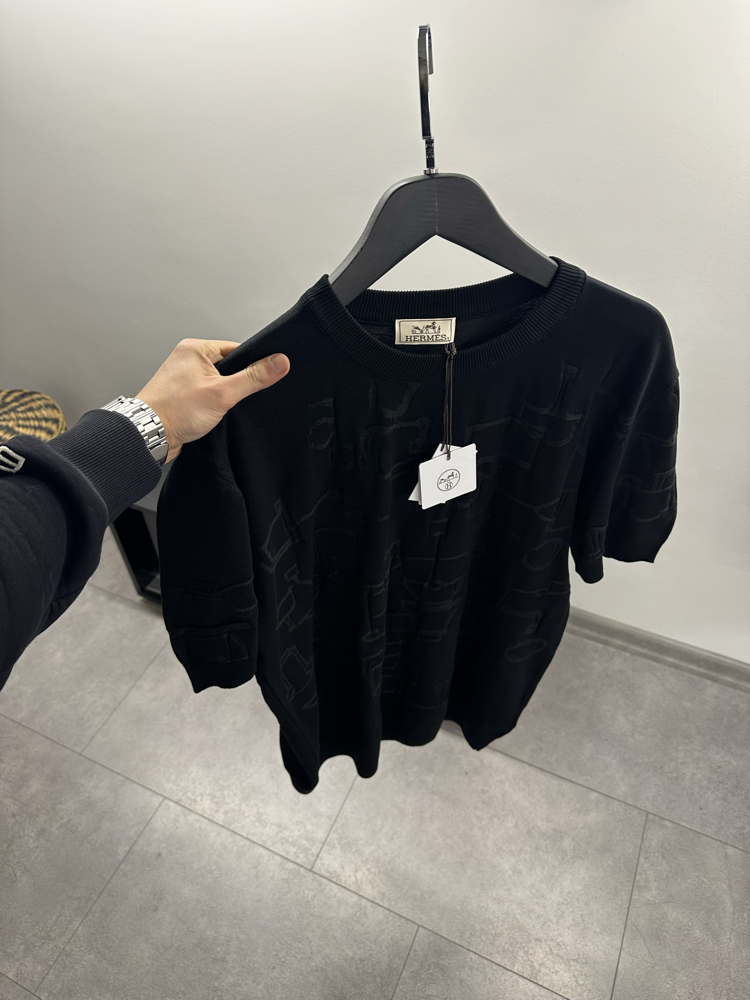 Hermés Crew-Neck Knit Shirt 