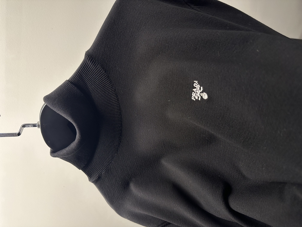 Prada turtleneck sweater Black knit & Jumper