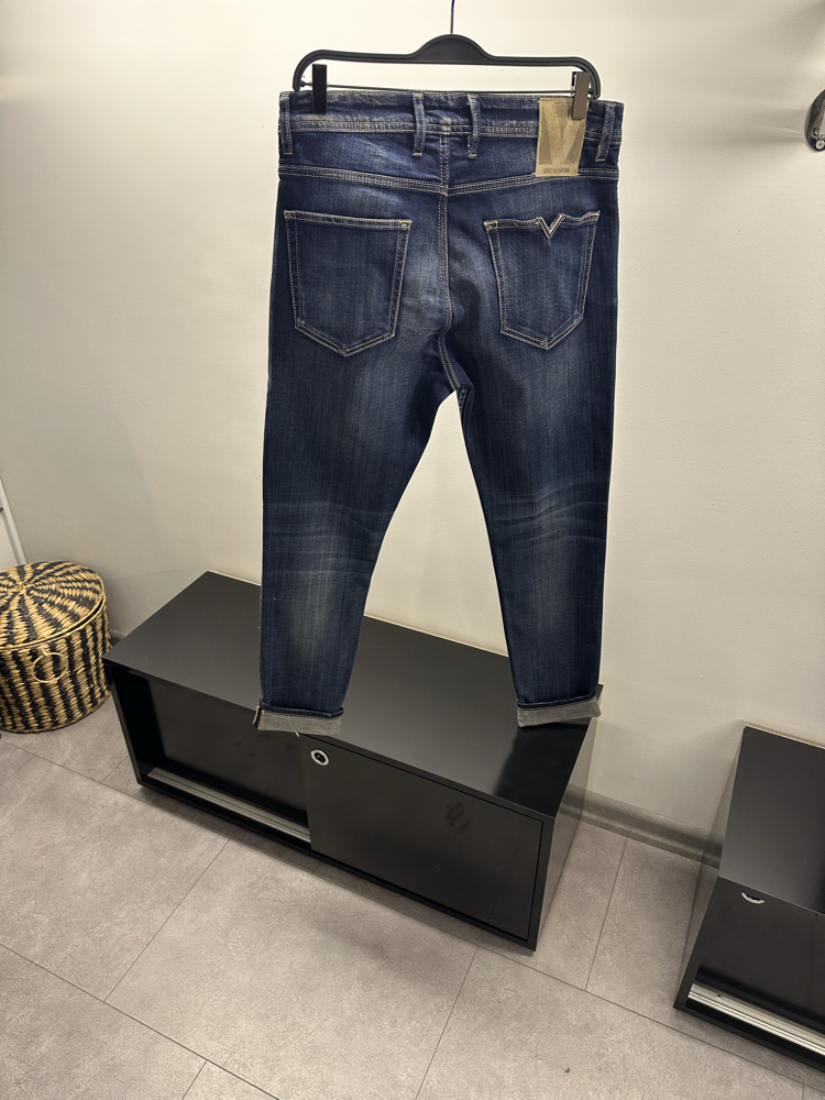 Valentino V Logo Blue Jean