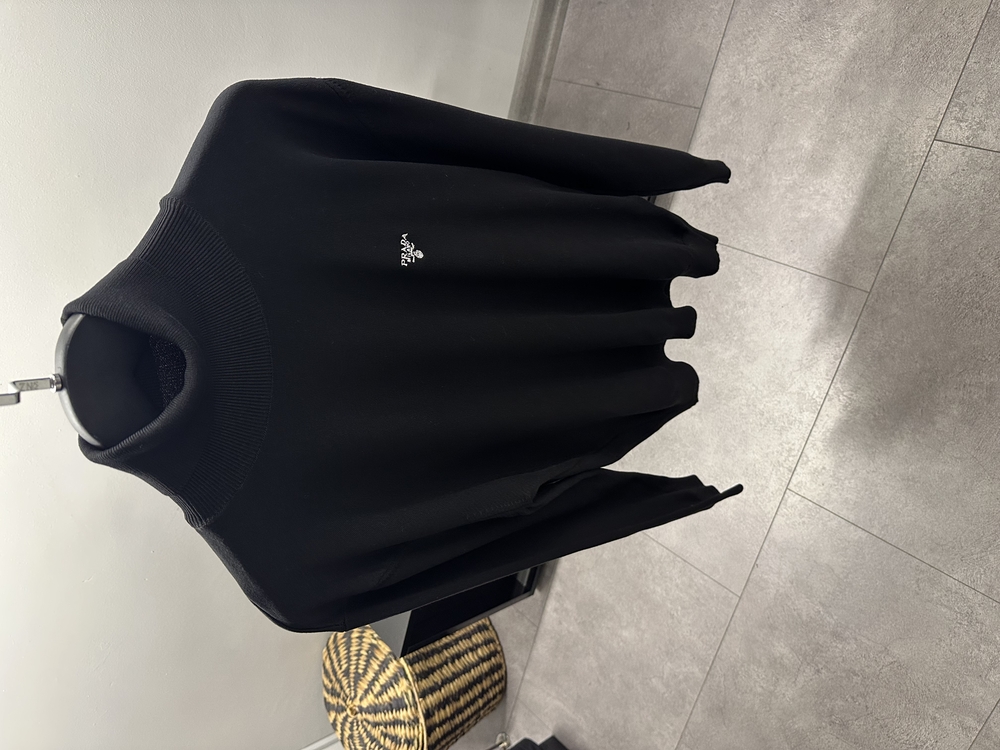 Prada turtleneck sweater Black knit & Jumper