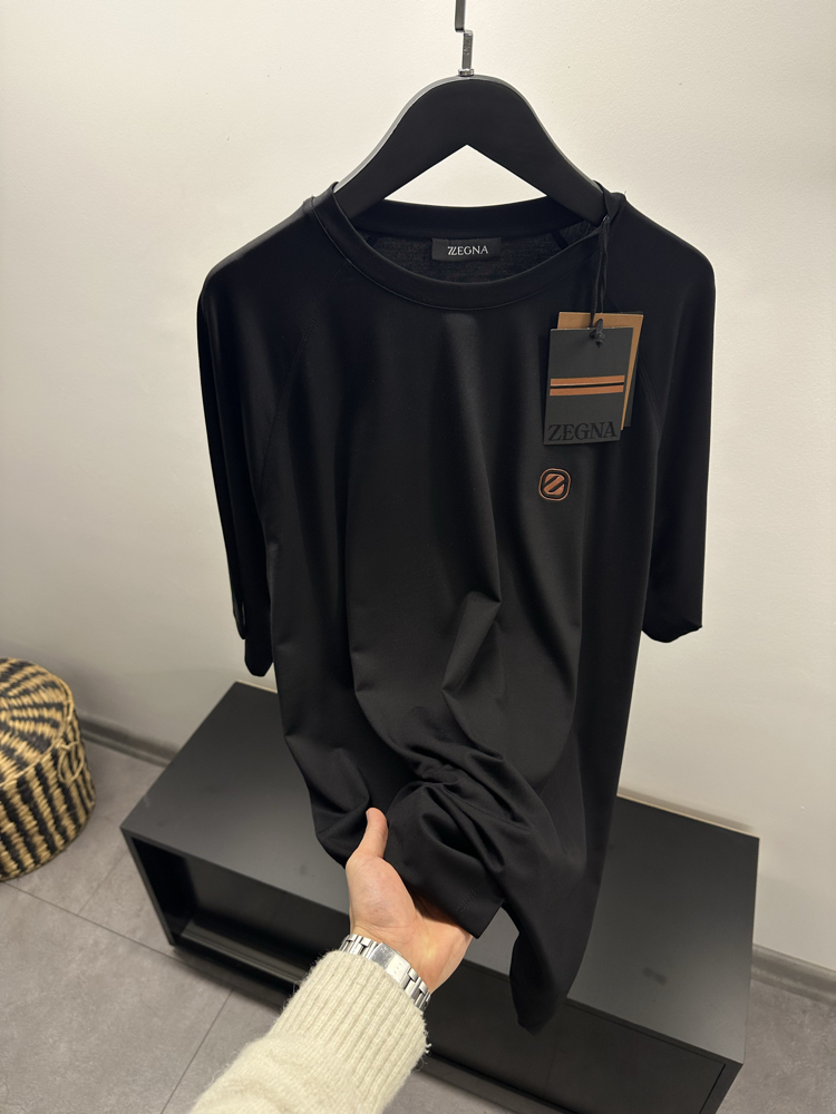 Zegna Logo Crew-Neck T-shirt