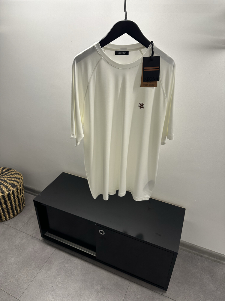 Zegna Logo Crew-Neck T-shirt