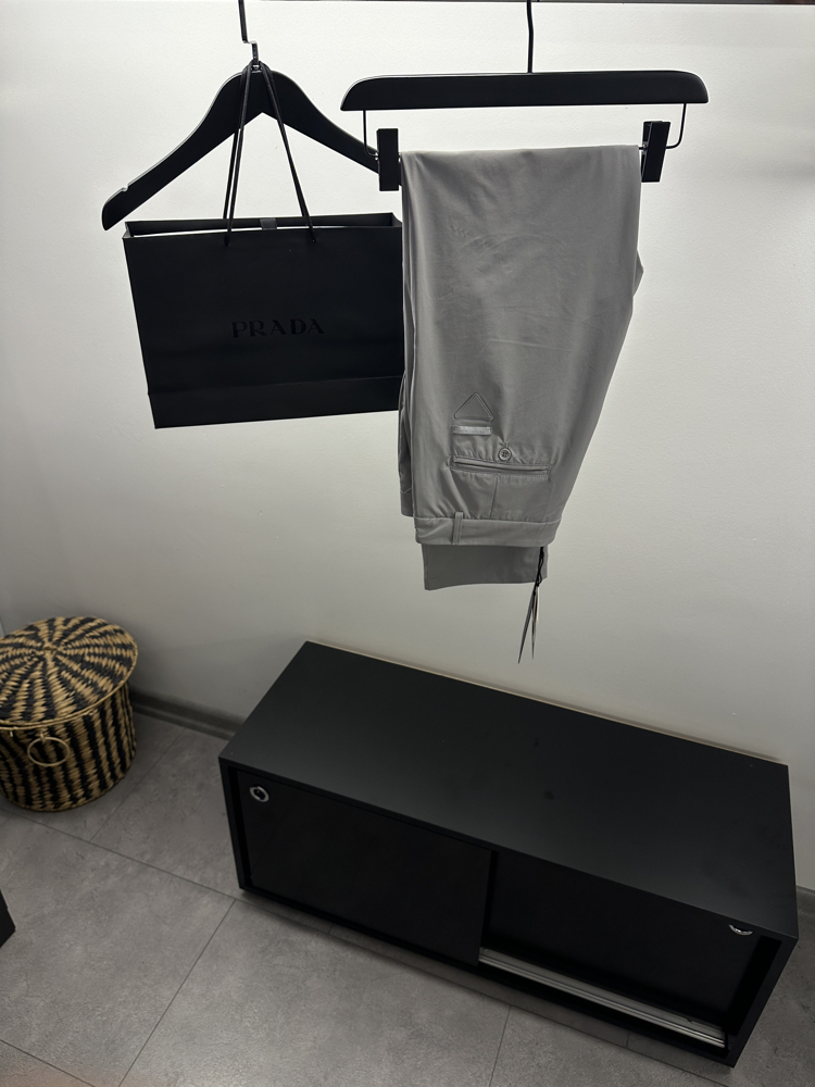 Prada Gümüş Rengi Regular Fit Jogger