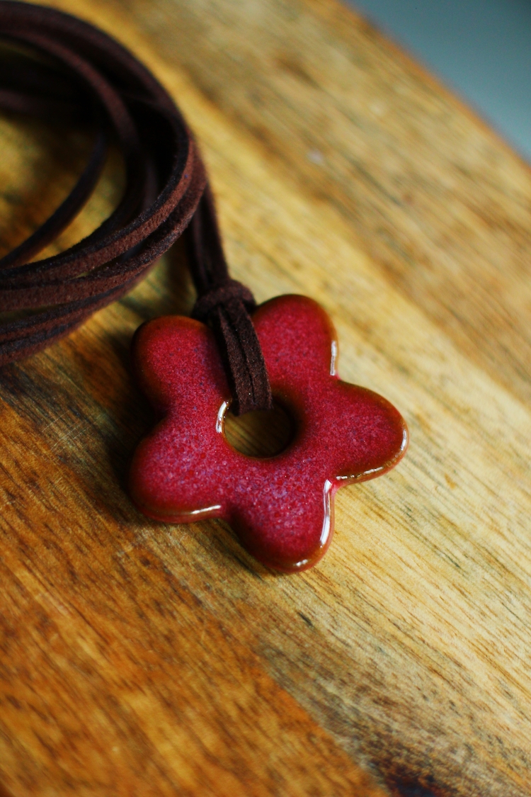 Çiçek Kolye - Cherry