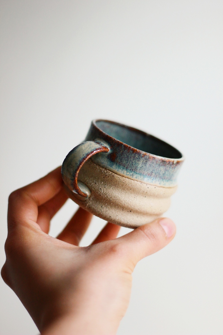 Benekli Mini Mug - Rusty Mint