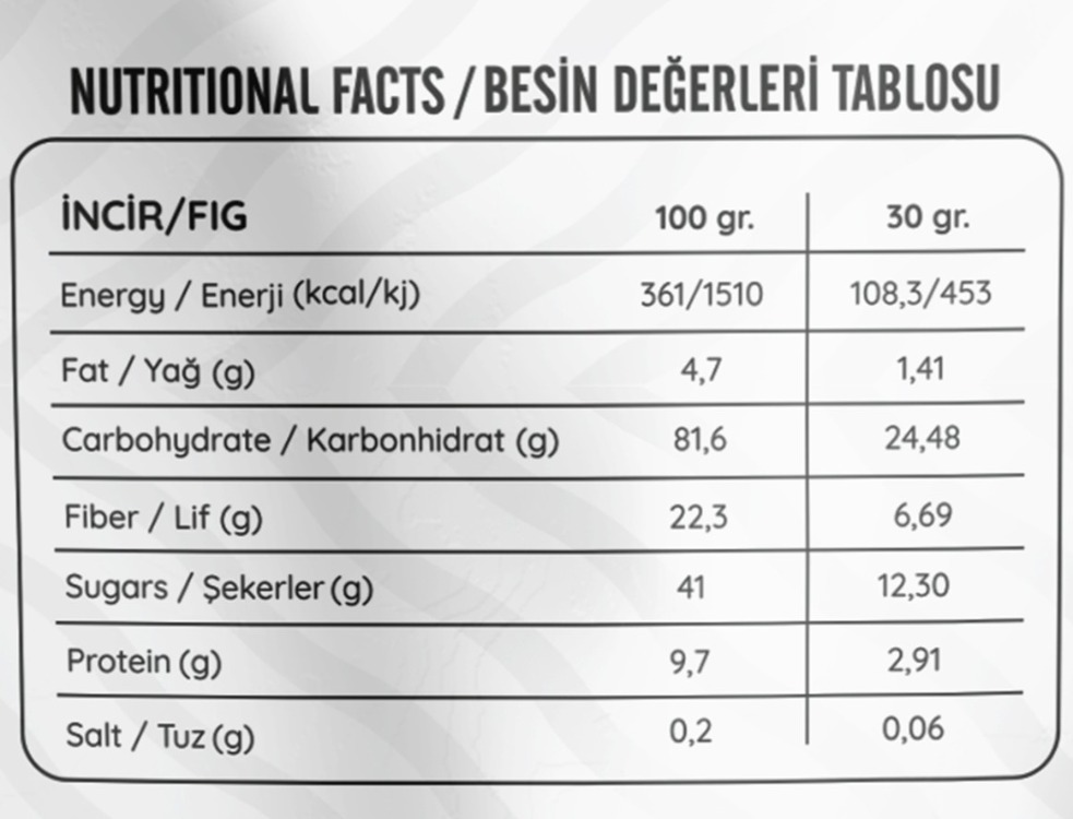 Dondurularak Kurutulmuş Dilim İncir – Freeze Dried İncir- İncir Kuru Meyve Cipsi 30 gr