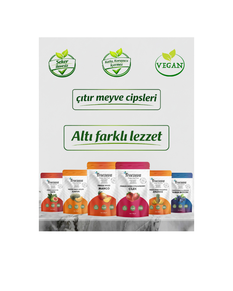 Freeze Dried Kuru Meyve Cipsi Favori 6'lı - Avantajlı Set