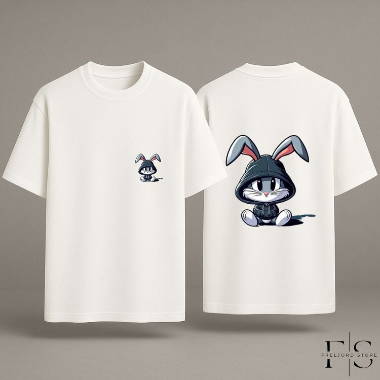 Bugs Bunny Baskılı Oversize T-Shirt