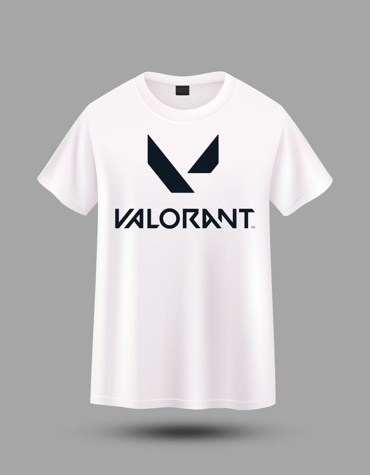 Valorant Baskılı Oversize Tişört