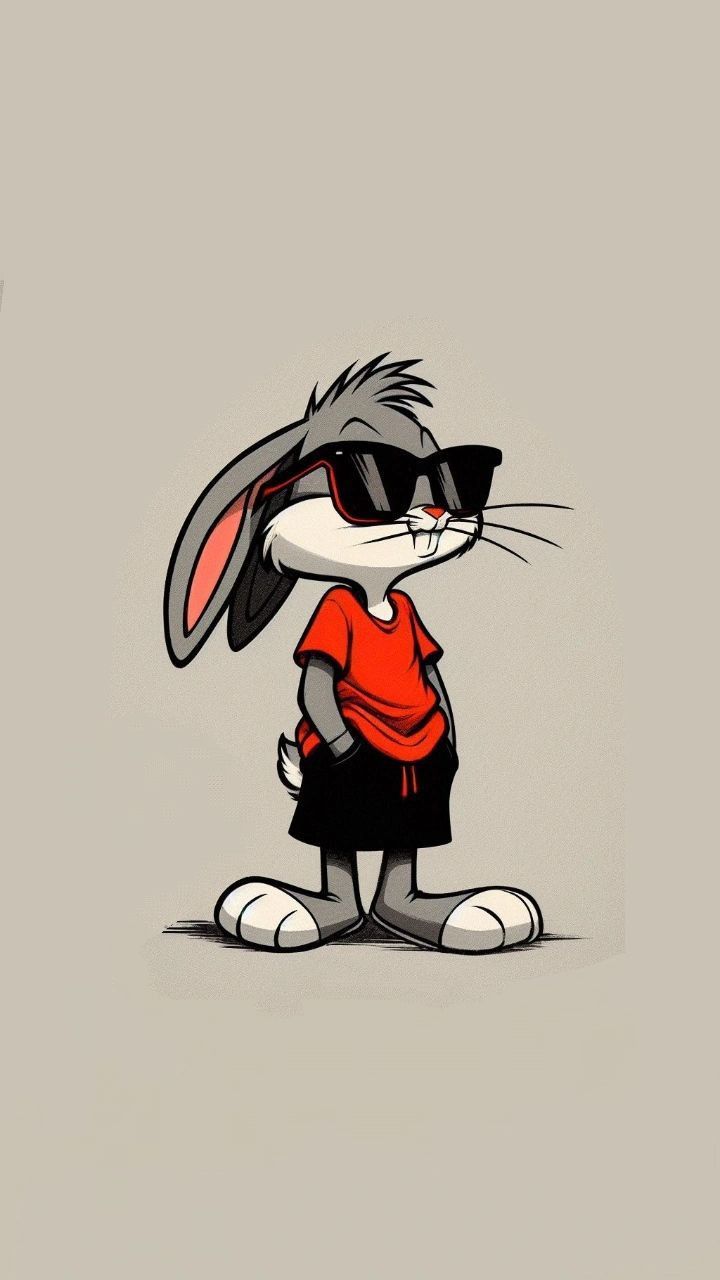 Bugs Bunny Baskılı Oversize T-Shirt