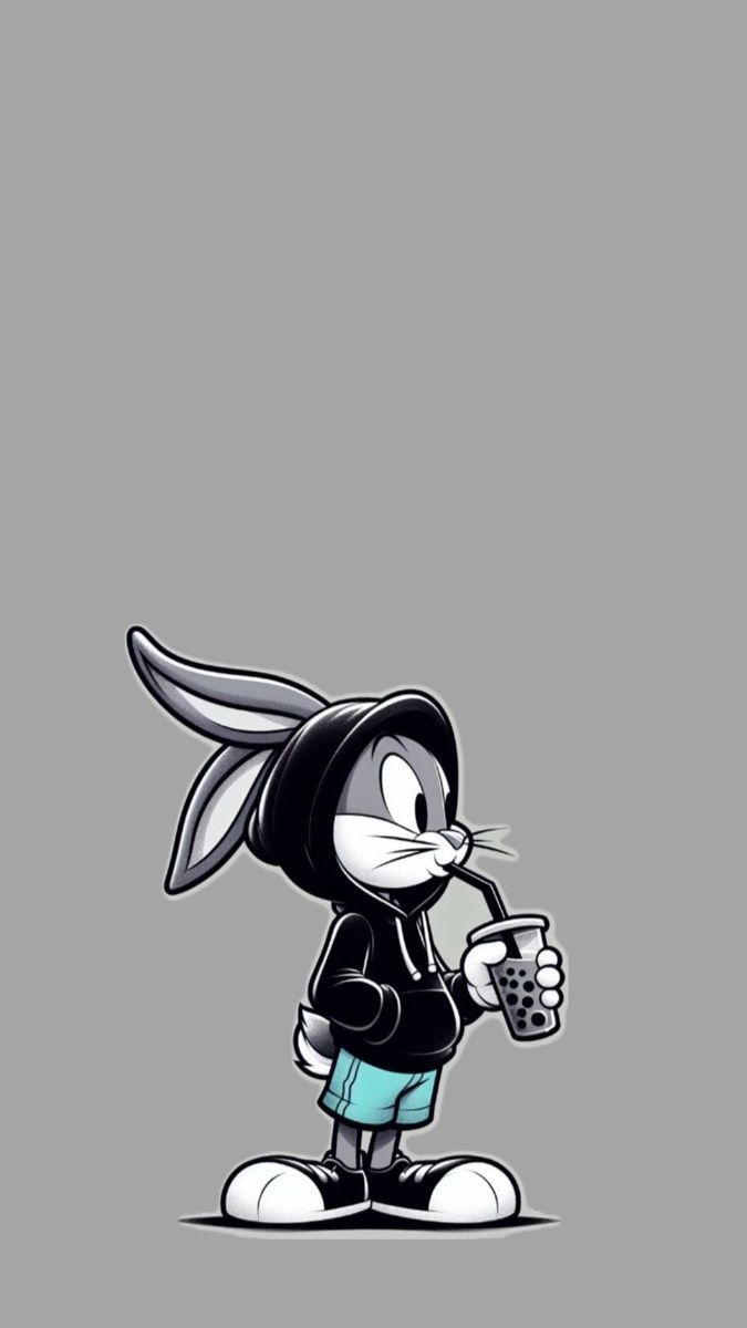 Bugs Bunny Baskılı Oversize T-Shirt