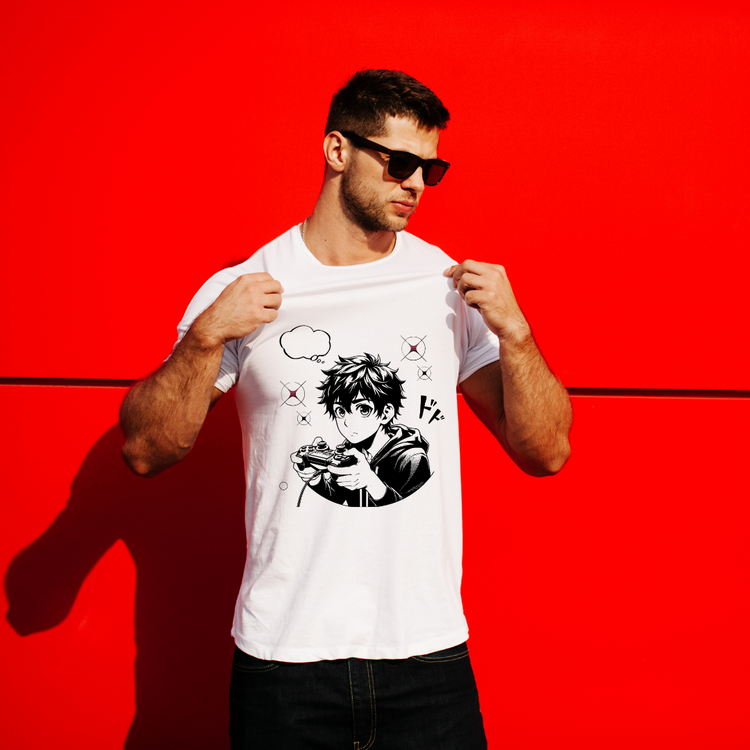 Anime Baskılı Oversize Tişört