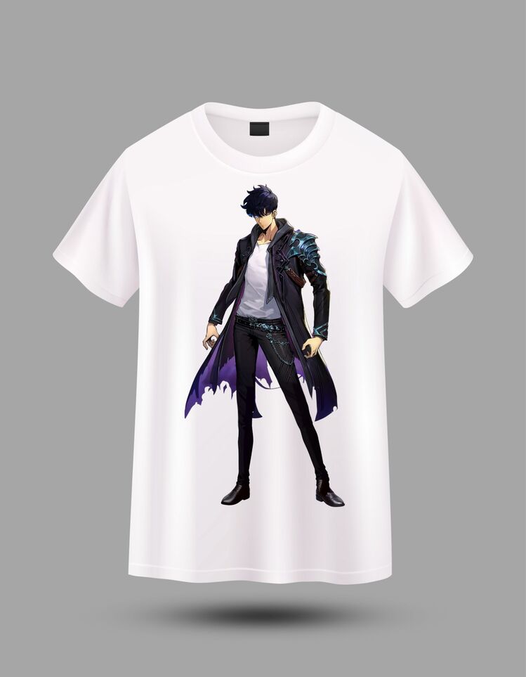 Anime Baskılı Oversize Tişört