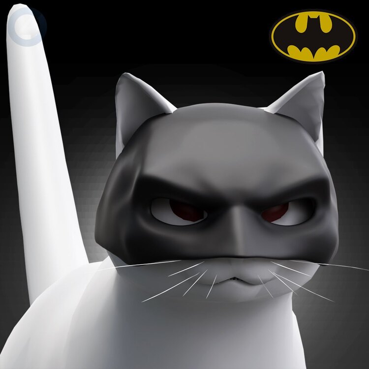 Batman Kedi Maskesi
