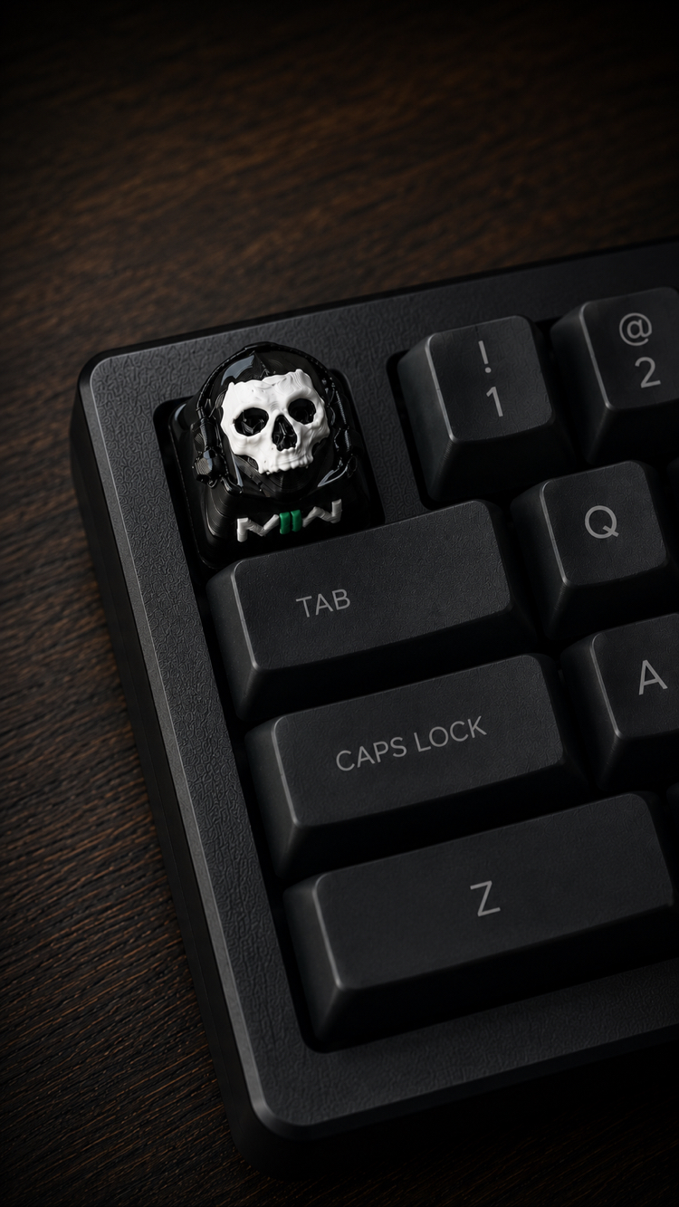 CoD Ghost Mask Keycap