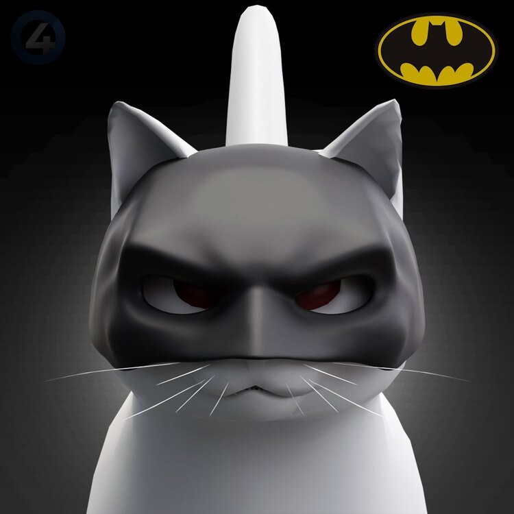 Batman Kedi Maskesi