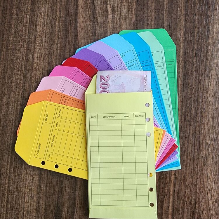 Çift Taraflı Yazılabilir Bütçe Zarfı