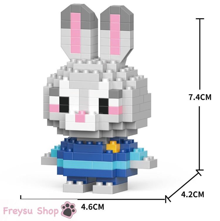 Zootopia Judy Hopps Bricks Blok Seti