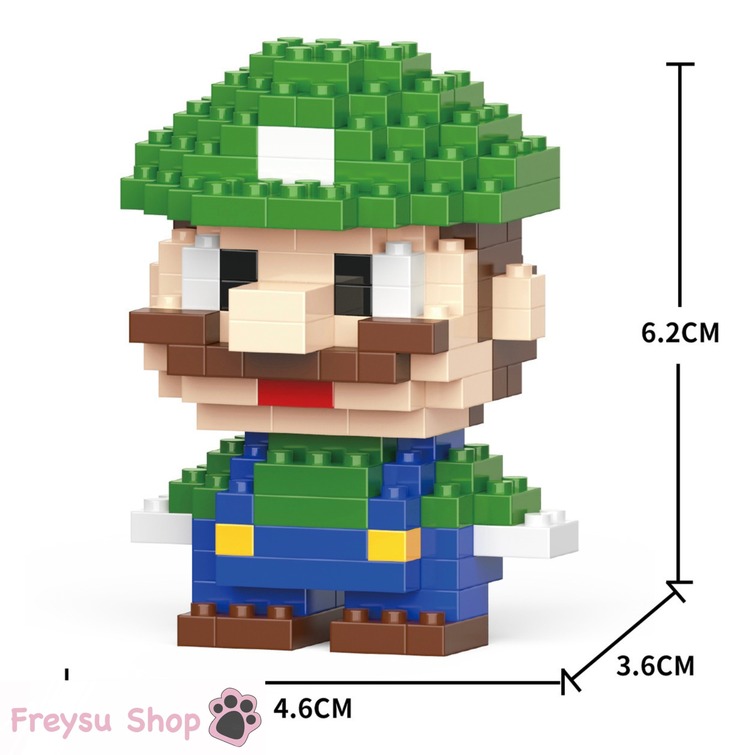 Super Mario Luigi Bricks Blok Seti