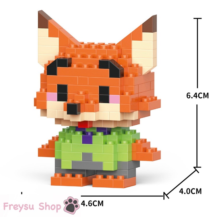 Zootopia Nick Wilde Blok Seti