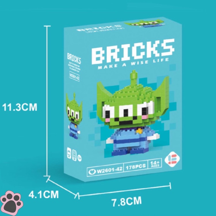 Toy Story Uzaylı Bricks Block Seti