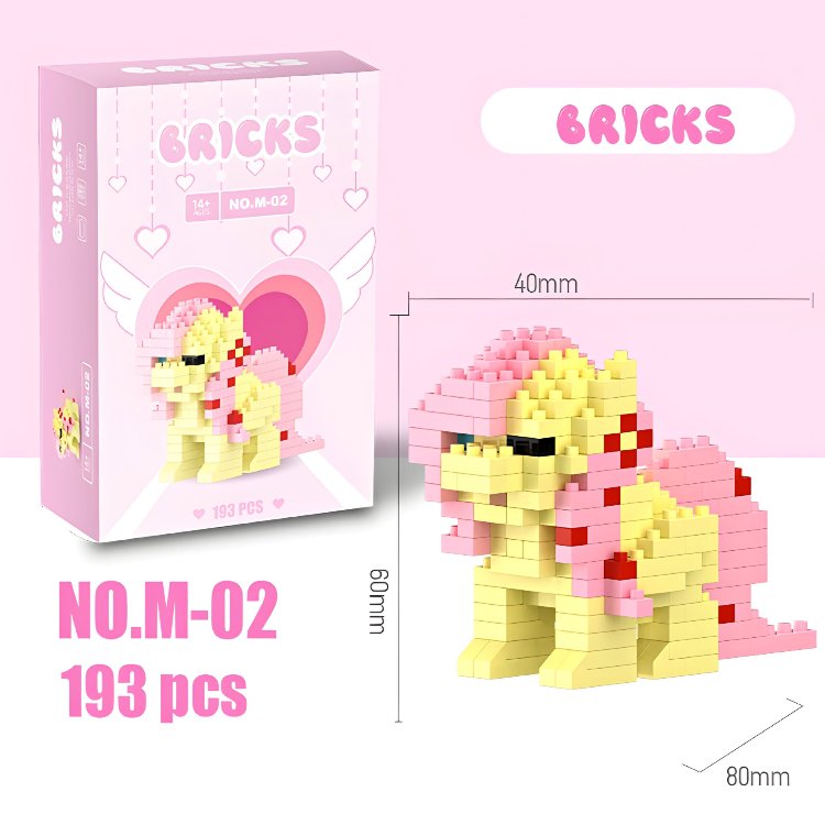 My little pony Fluttershy bricks lego