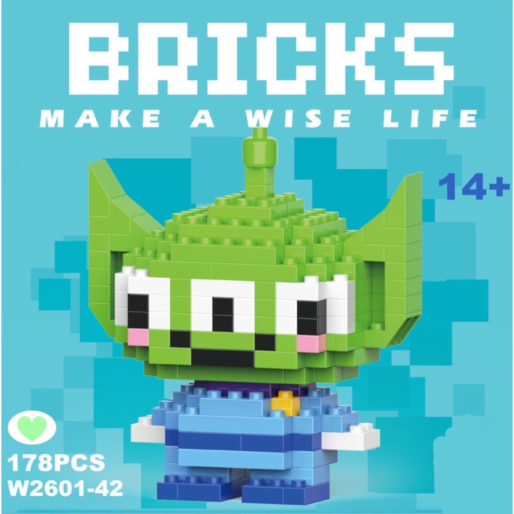 Toy Story Uzaylı Bricks Block Seti