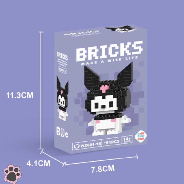Kuromi Bricks Blok Seti