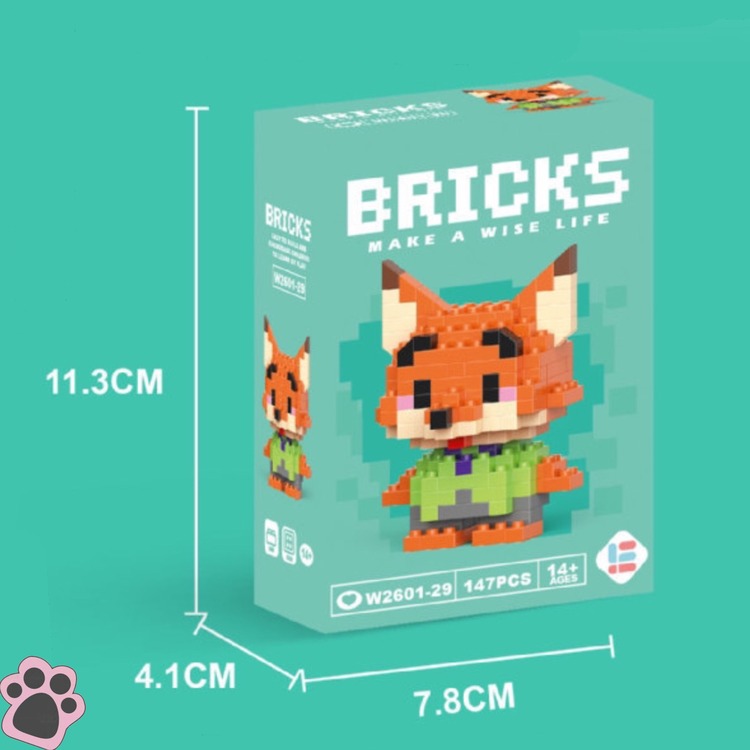 Zootopia Nick Wilde Blok Seti