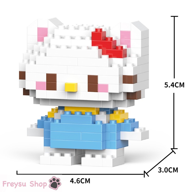 Hello Kitty Bricks Blok Seti - MAVI