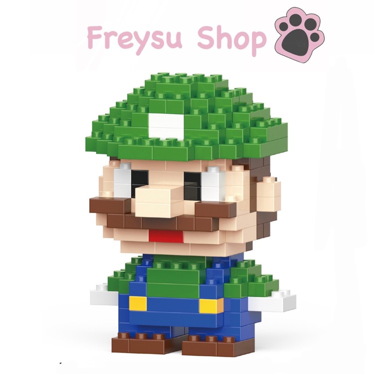 Super Mario Luigi Bricks Blok Seti