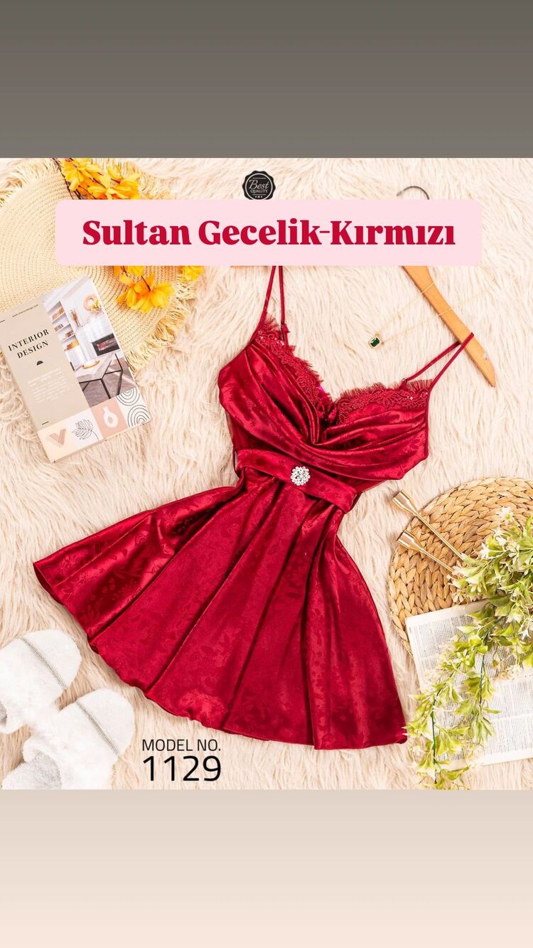 Sultan Gecelik-Kırmızı 
